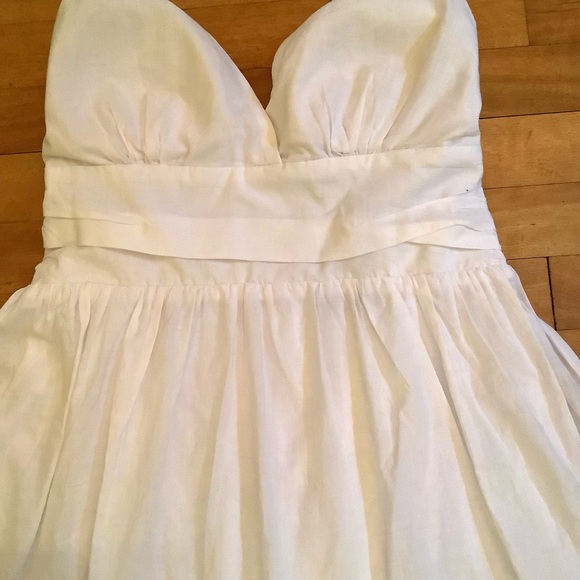 COSTA BLANCA White Summer Dress, Halter Style - Size Medium - Picture 7 of 7